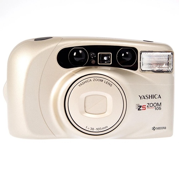 TESTED Yashica Elite 105 Zoom 35mm Camera Silver Film Camera - Picture 1 of 6